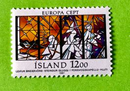 BRIEFMARKEN AUS Island UNGESTEMPELT  Siehe Original Fotos. 