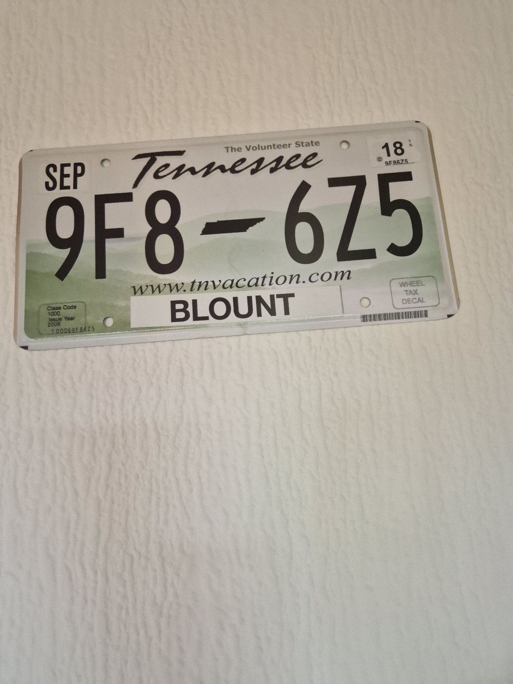 Alle Dekorationen: Blechschild / Autonummer – Gebraucht aus Leuggern von MonaM90