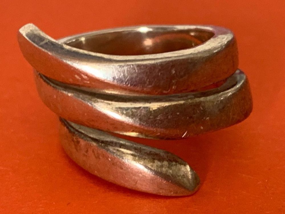 Ringe: Silberring sprirale 3 fach (54) – Gebraucht aus Dittingen von Bijoubelle