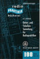 Daten- und Tabellensammlung RPB 100 Sonderausgabe 1961