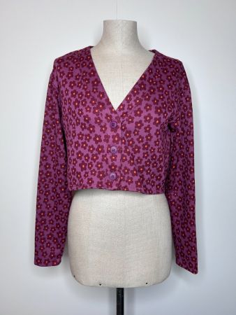 Pull&Bear Cardigan with Flowers