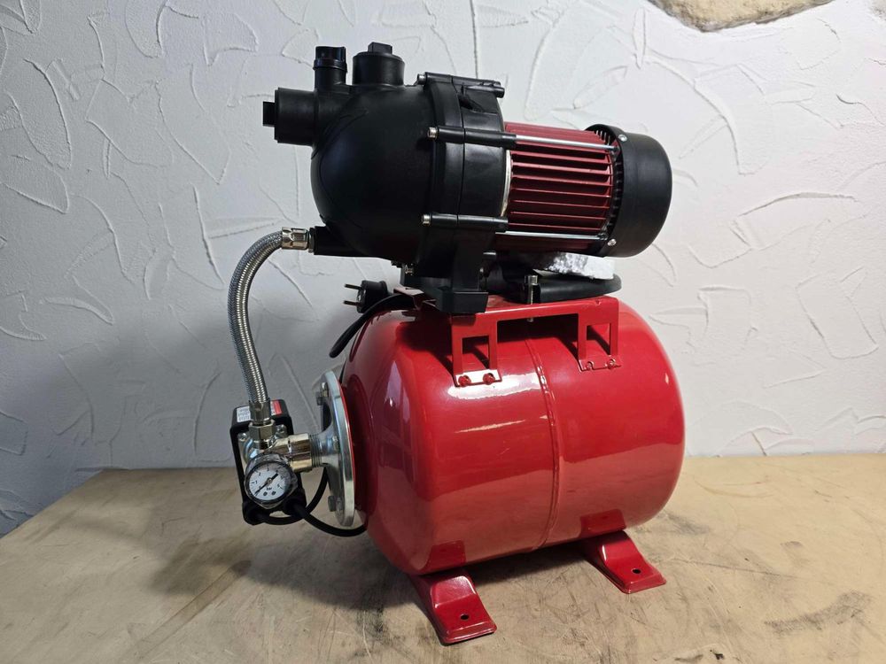 Produktbild von 2-Takt Benzin Wasserpumpe 40CC, 1.25 KW/6500 RPM Motor Gartenpumpe Schmutzwasserpumpe Mit Einzylinder Und Uftgekühlt, Wassertransferpumpe Bewässerungspumpe Mit 8-10m³ Maximale Durchflussrate