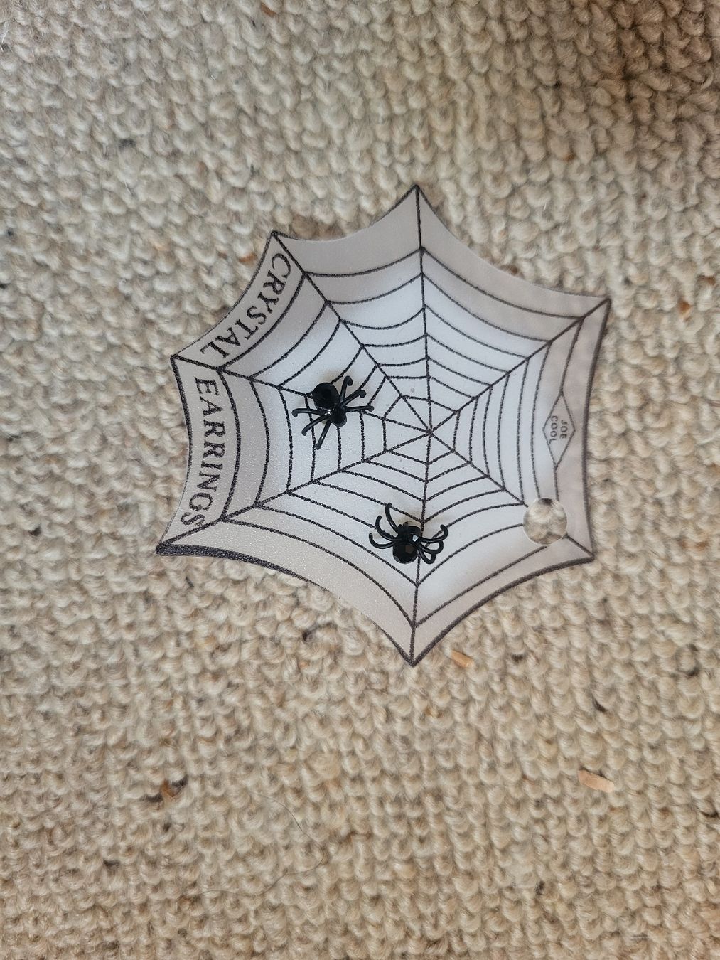 Ohrringe & -stecker: Spider Earrings Black Crystal Web New Condition – Neu und originalverpackt aus Zweisimmen von Adorable