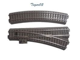 Märklin H0 24612+24224-AR C-Weiche mit Bogengleis