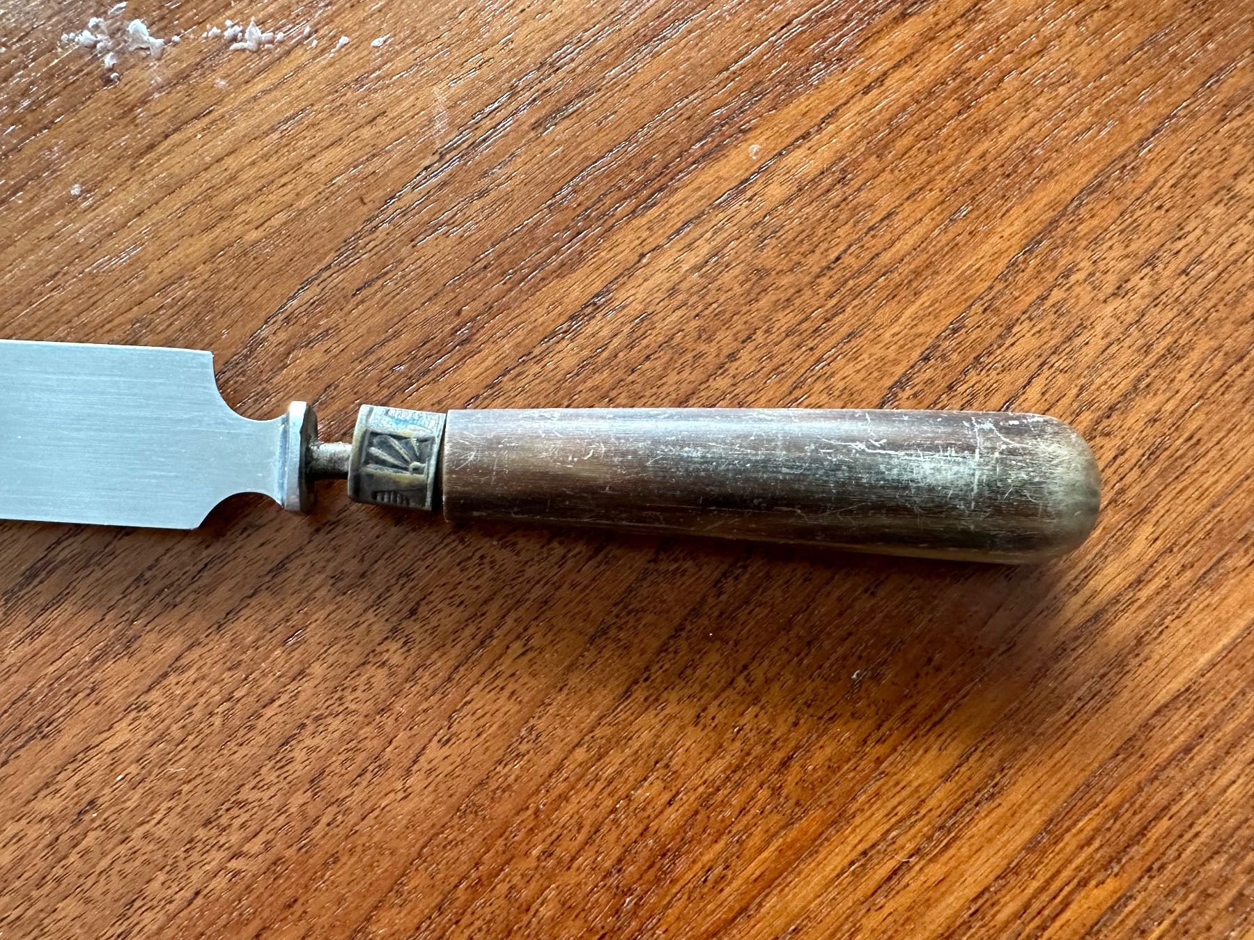 Posate: Grosses Messer mit Horngriff rostfrei – Usato da Interlaken venduto da StephanJJ66 2