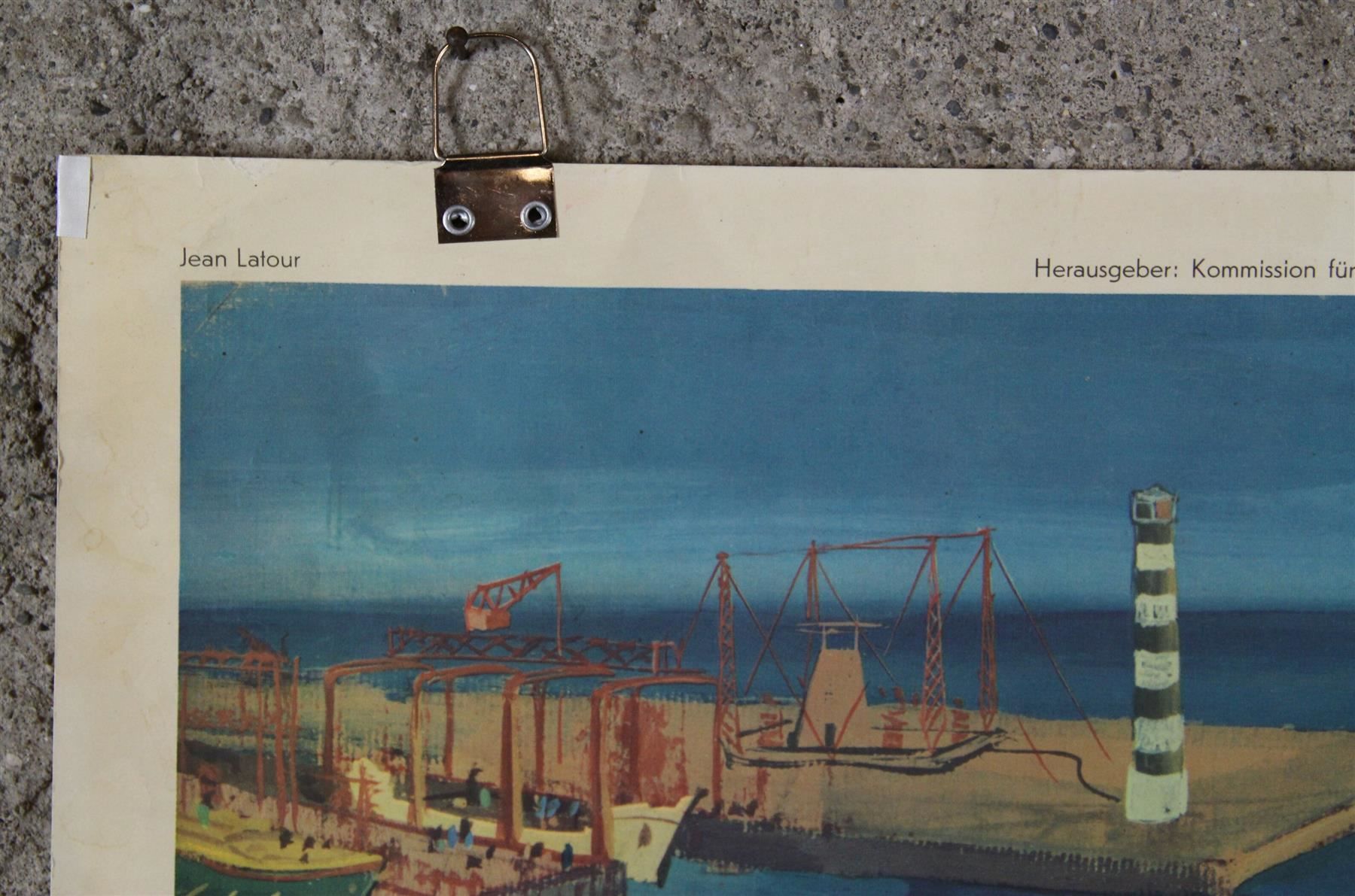Foto & Immagini: Schulwandbild "Meerhafen" – Usato da Birrwil venduto da brandschatz_birrwil 2