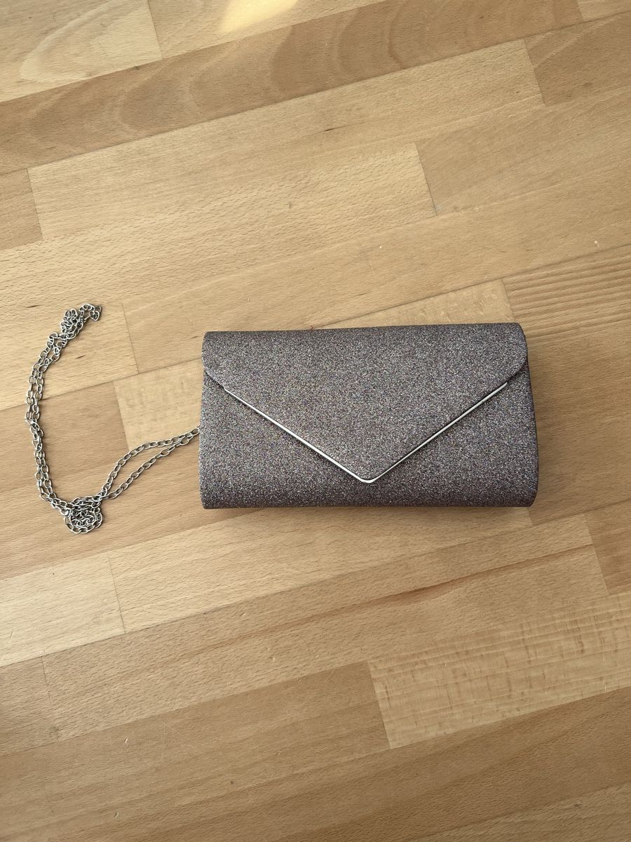 Taschen für Damen: Elegante Glitzer-Clutch – Neu (gemäss Beschreibung) aus Toffen von Vanessa_Germann
