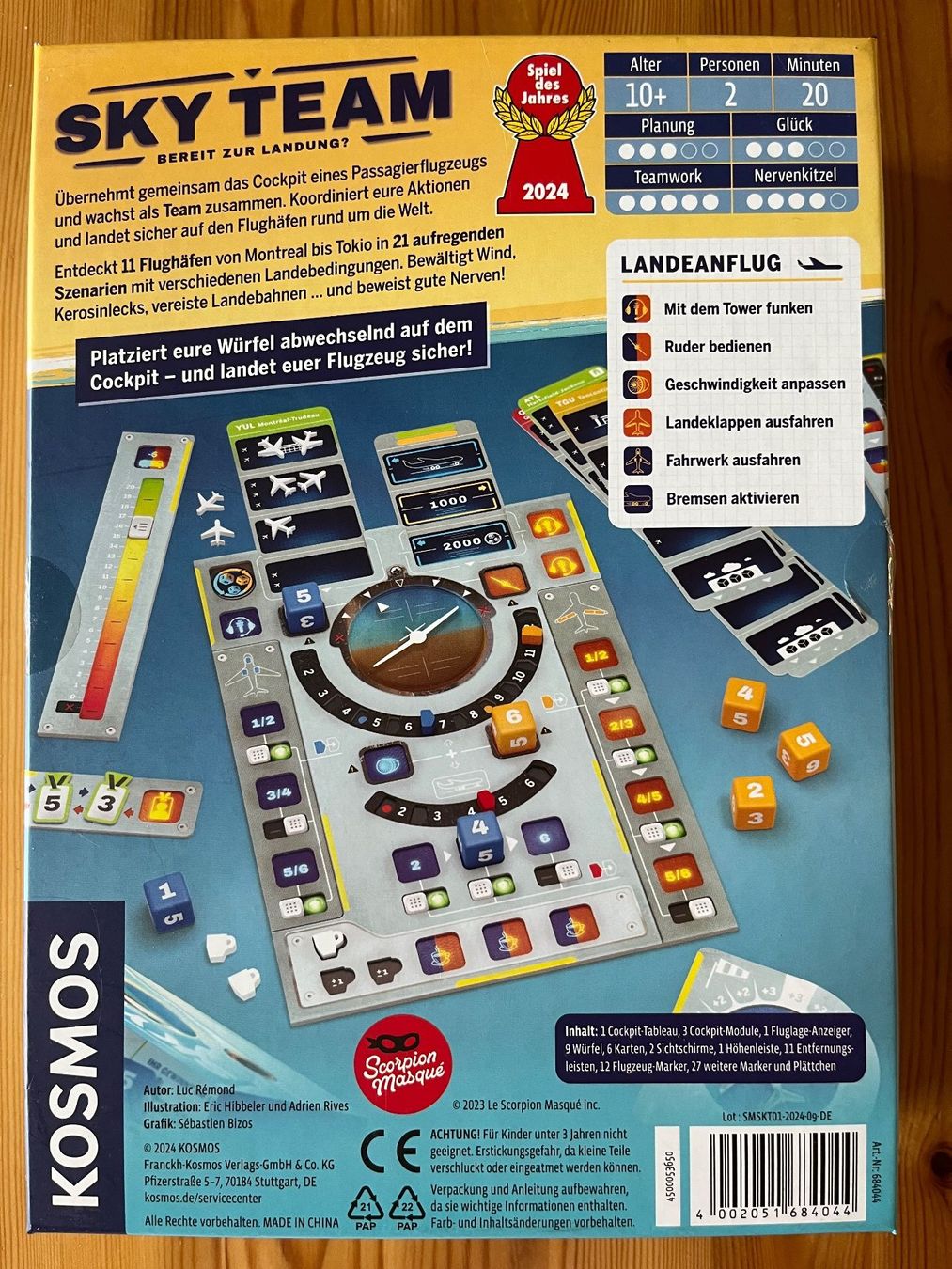 Kosmos Giochi: Brettspiel Sky Team 2024 neuwertig – Nuovo (secondo la descrizione) da Zürich venduto da Gurkis 1