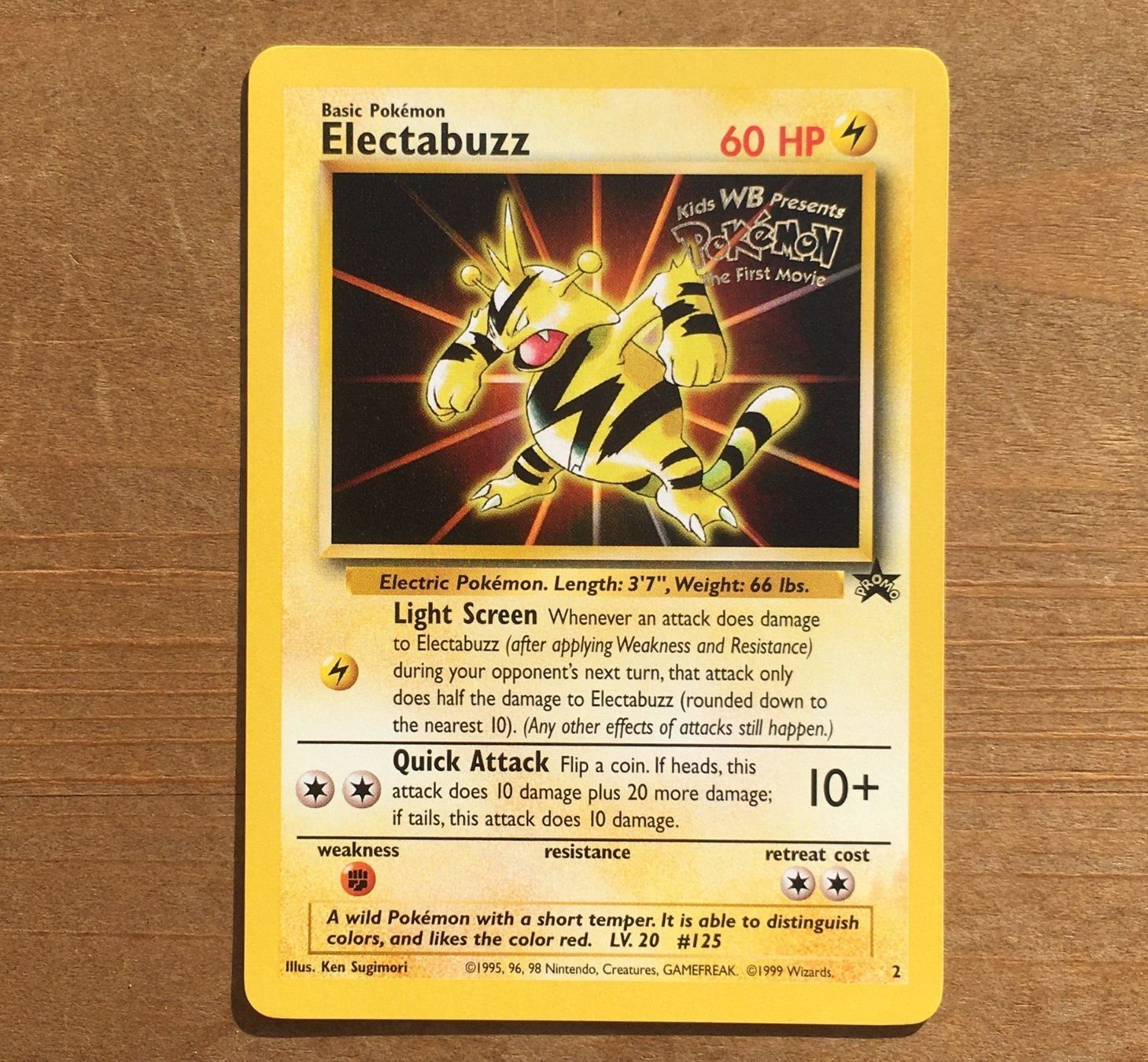 Pokémon Carte collezionabili: Electabuzz Black Star Promo 2 – Usato da Dornach venduto da Deco89