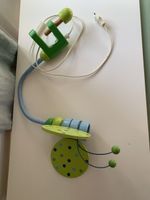 Kinderlampe Schmetterling mit Klemme gebraucht grün blau