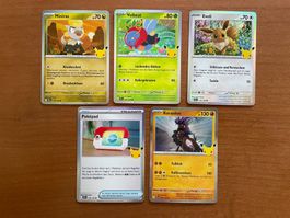 Pokemon Karten Set Holo 30 Jahre (Versand gratis)