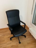 Drehbarer Bürostuhl aus Lederimitat Stuhl