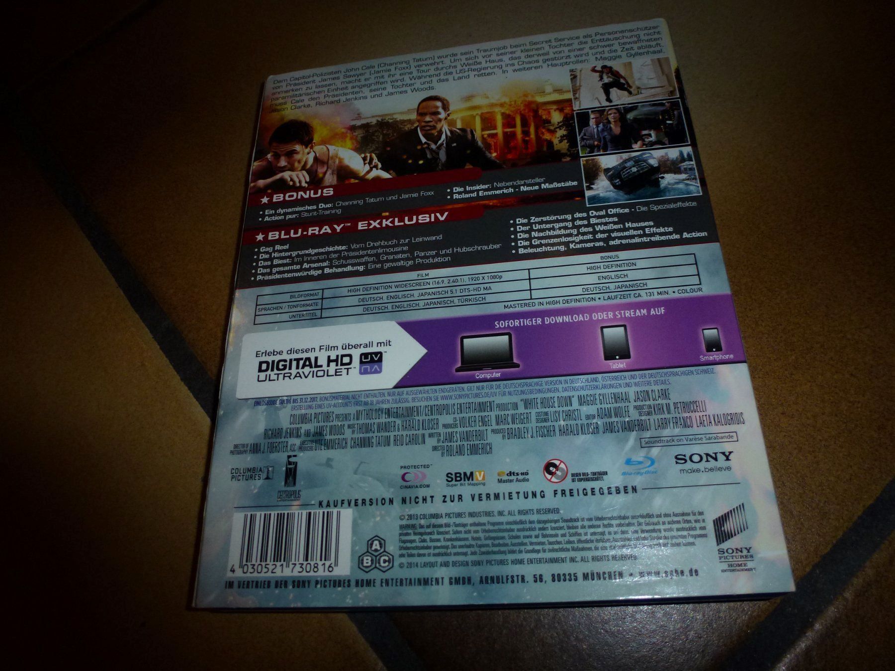Tutti i DVDs: White House Down BLU-RAY – Usato da Olten venduto da Disc-Verkauf 1