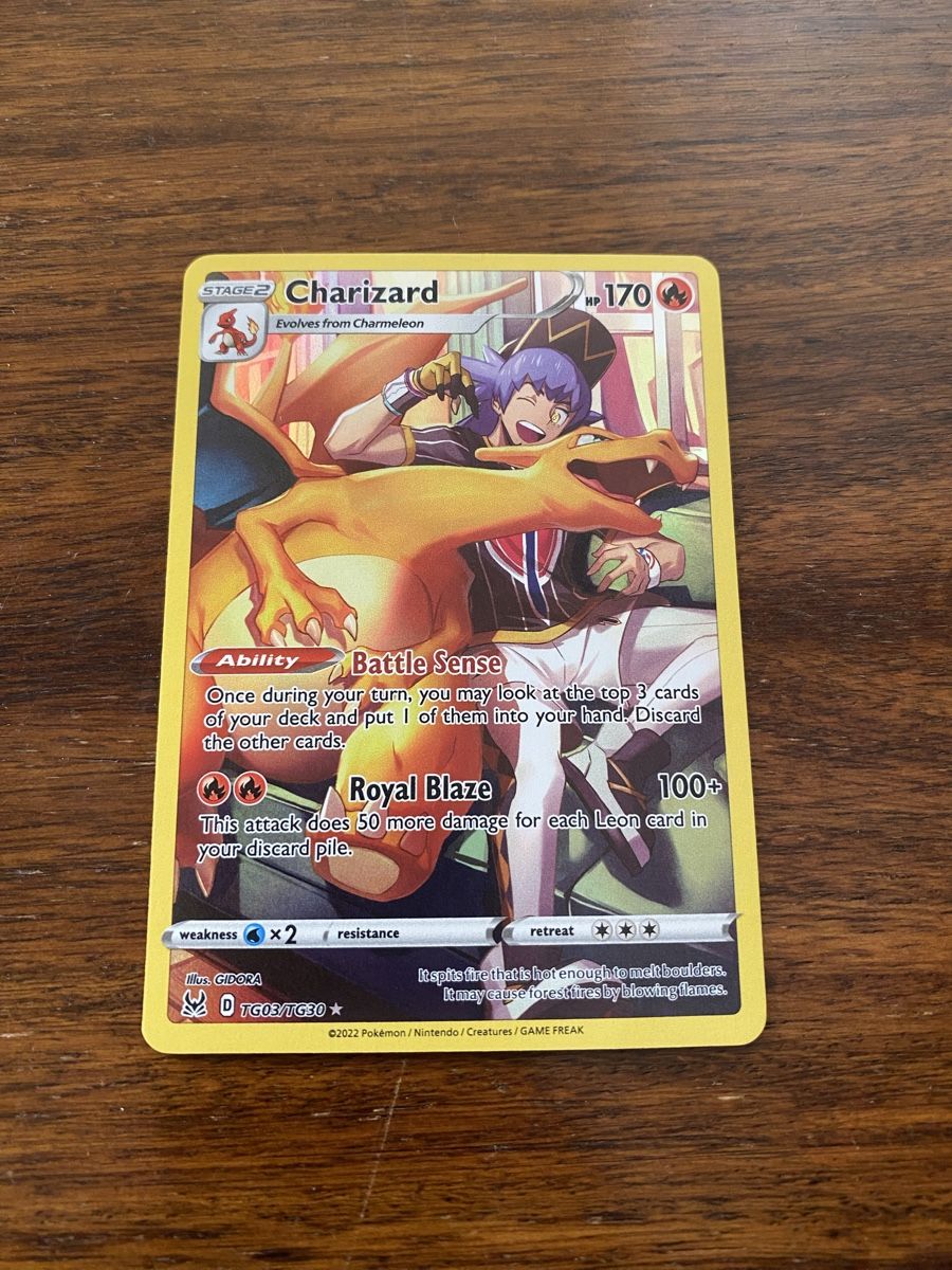 Pokémon Carte collezionabili: Charizard TG03/TG30, Charmander 168/165 AR – Usato da Rorschach venduto da cabrones98 1