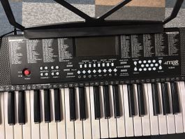 Max Music KB4 Keyboard mit Ständer und Hocker schwarz