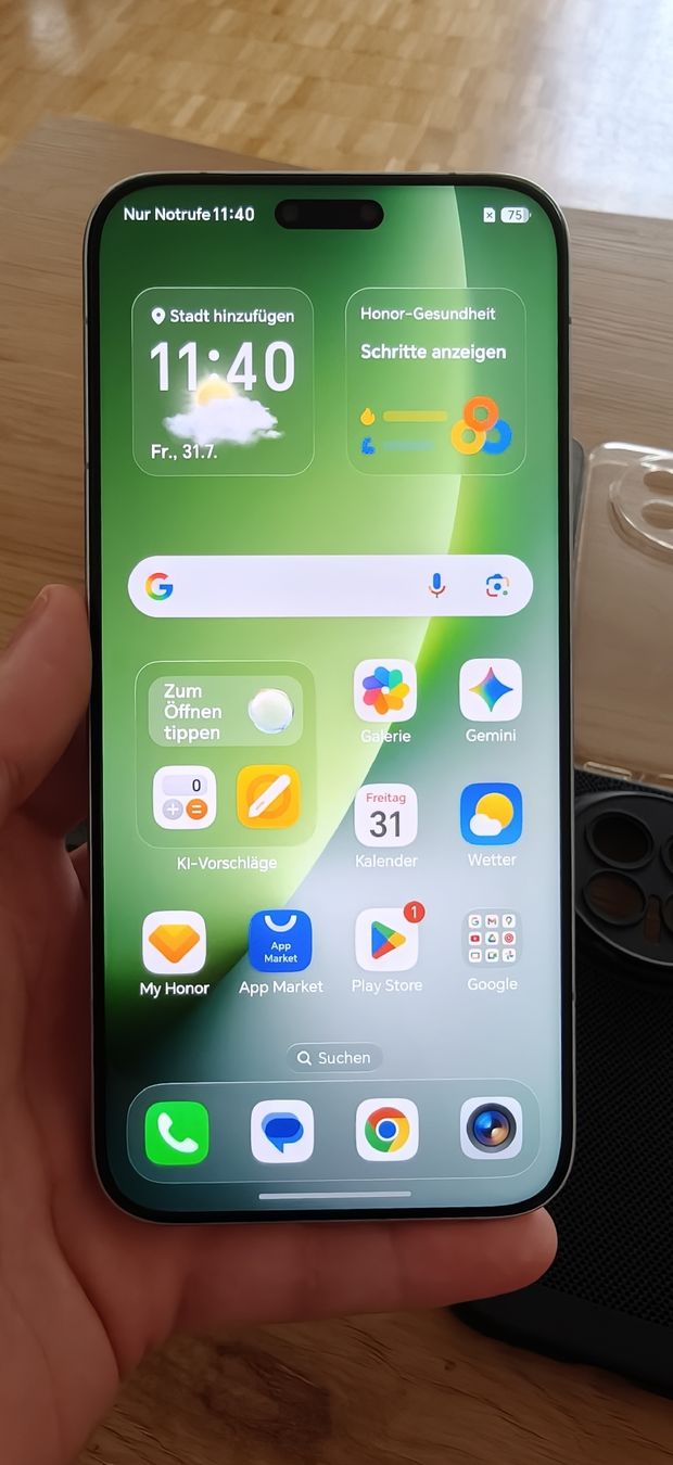 Honor Portables: Honor Magic 8 Pro 12/512GB Silver GLOBAL mit E-Sim & Google – D'occasion à Bachenbülach par SabriP 8