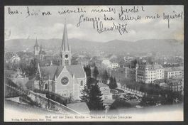 Biel mit der französichen Kirche
