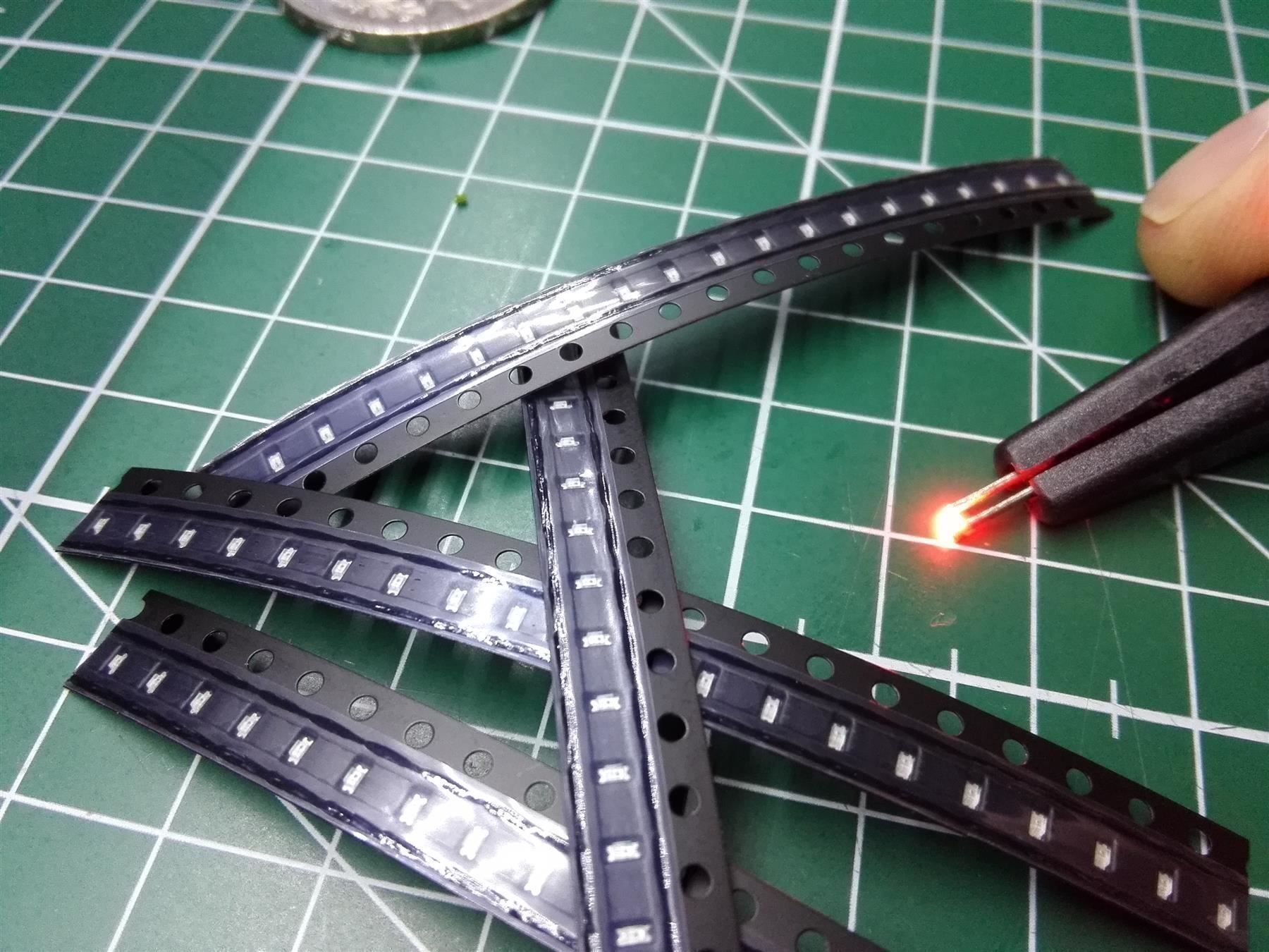 Elektronikbauteile: LED SMD 0603, rot 50Stk – Neu (gemäss Beschreibung) aus Luzern von Salefactory