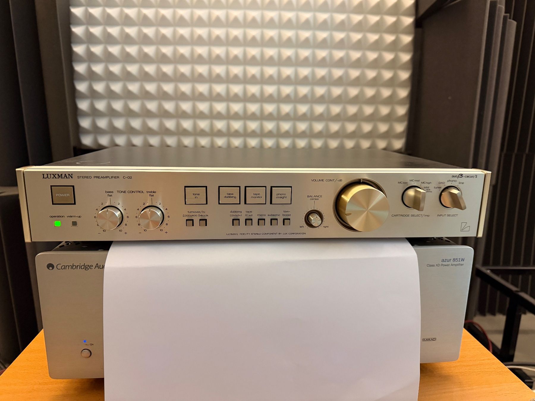 Luxman Amplificateurs: Luxman C-02 Phono MM und MC – D'occasion à Plan-Les-Ouates par Shocc