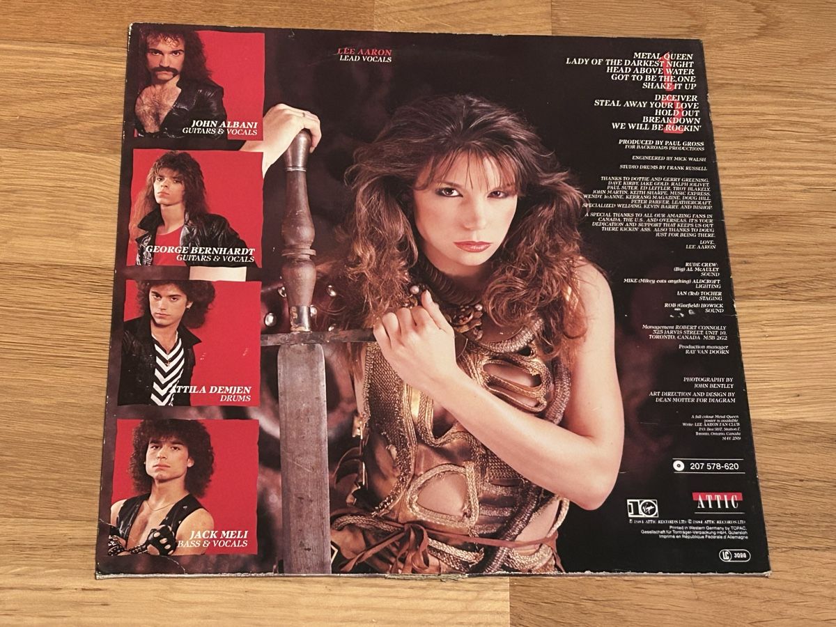 Schallplatten: Lee Aaron. 1985. Metal Queen – Gebraucht aus Faulensee von Mizuno06 1
