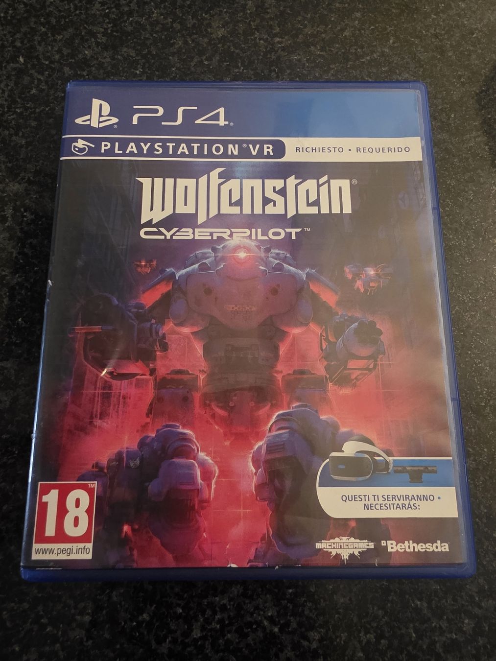 Spiele: Wolfenstein Cyberpilot PS4 VR – Gebraucht aus Chavornay von Crash37