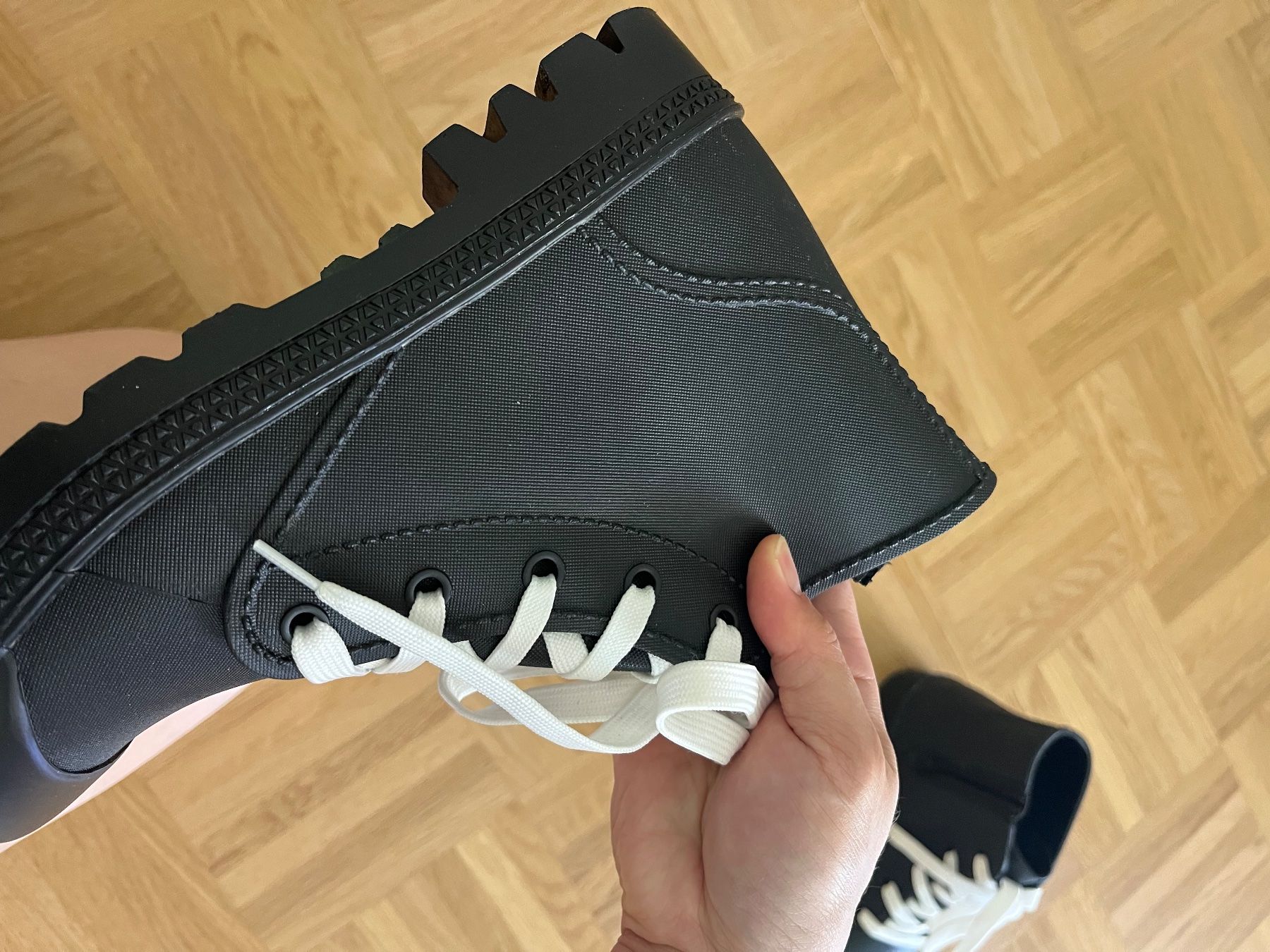 Scarpe da uomo: Black rain boots – Nuovo (secondo la descrizione) da Thalwil venduto da zen_hpz5 3