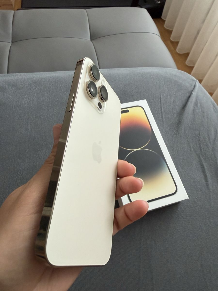 Apple Handys / Smartphones: iPhone 14 pro Max-Gold – Gebraucht aus Neuenhof von Renaku 2