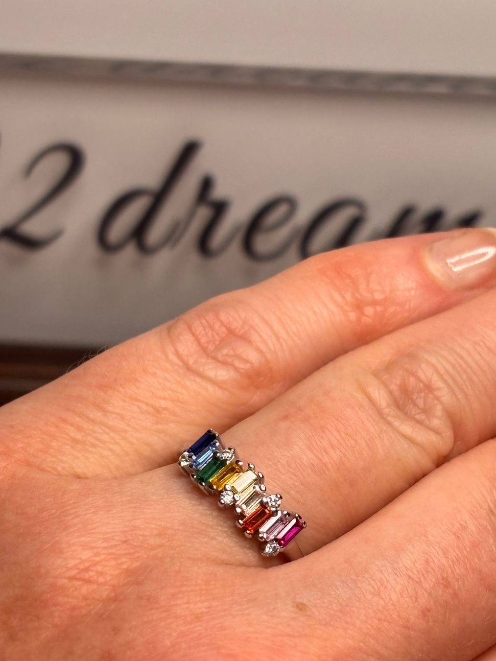 Anelli: Bague zircons multicolores – Nuovo (secondo la descrizione) da Lausanne venduto da mel2dreams 8