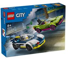 LEGO City 60415 Verfolgungsjagd mit Polizeiauto und Muscle C