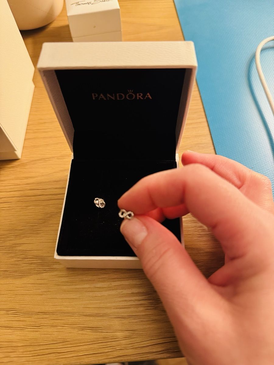 Pandora Ohrringe & -stecker: Pandora Silver Infinity Stud Earrings in Box – Neu (gemäss Beschreibung) aus Gockhausen von _720 2