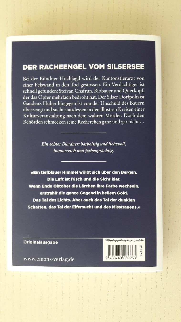 Libri: TOD IM ENGADIN - Schweizer Krimi. – Usato da Lenzburg venduto da StevieD 1