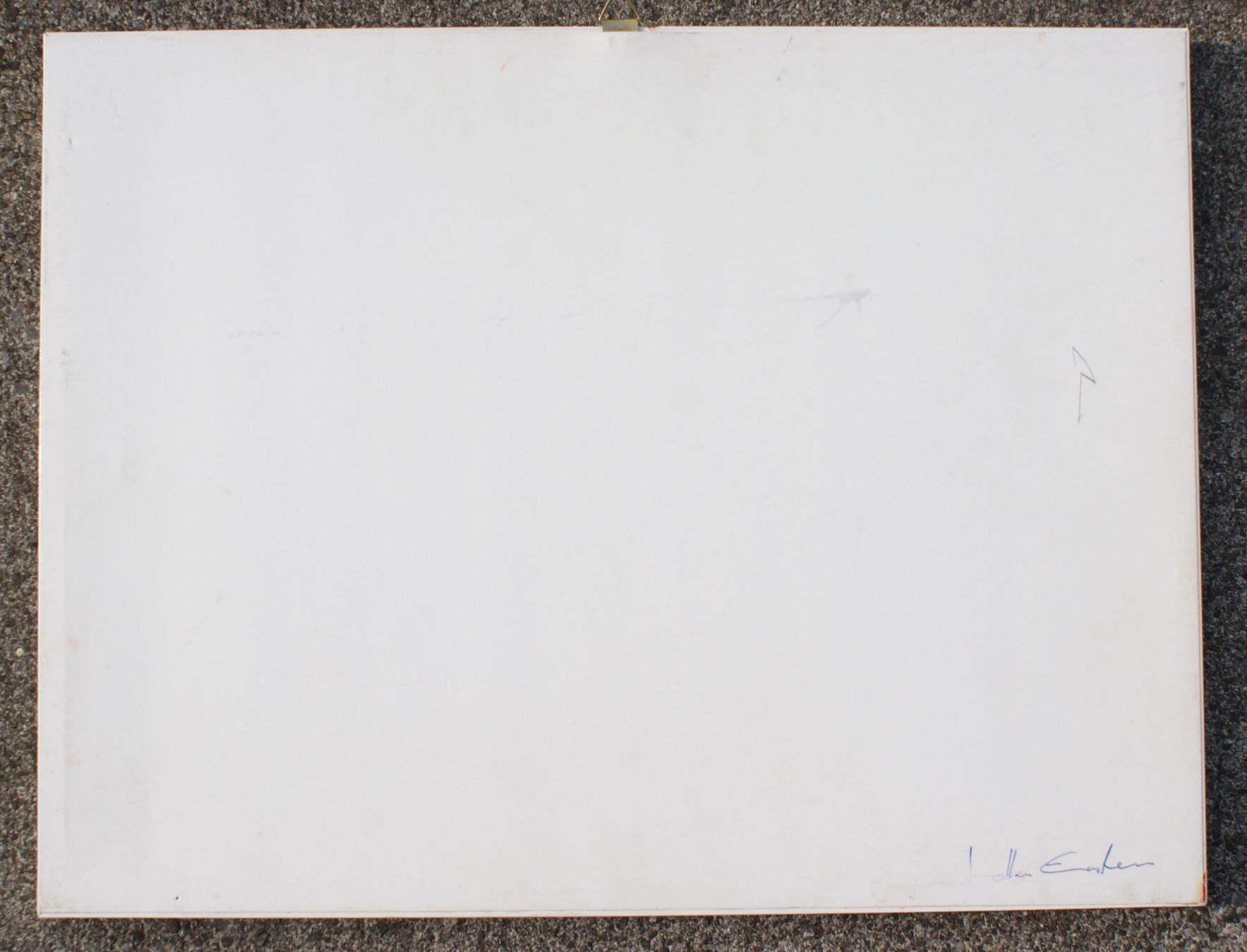 Gemälde: Eugster Lothar, Herisau, Ölbild, Weiher, See, Winter – Gebraucht aus Herisau von Saentis1 3