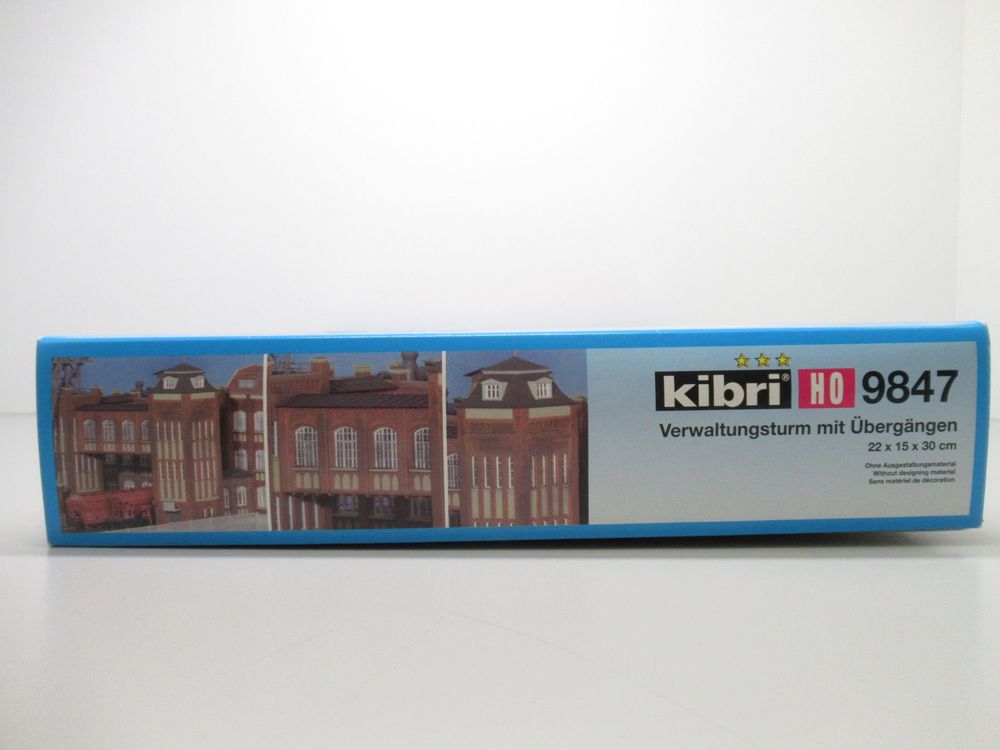 Kibri 9847 Verwaltungsturm mit Übergängen Bausatz Deko H0 (Gebraucht ...