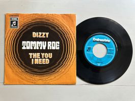 TOMMY ROE tolle Dizzy Single Kult Hit Charts 60's Top Hit