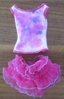 Barbie Dress Pink Tüll Röckli, Batik Shirt