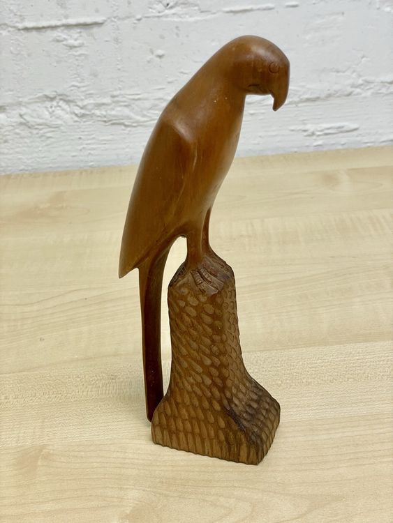 Gatuida Holzfigur Vogel - Handgefertigte Deko Skandinavisch Für Wohnzimmer & Tisch