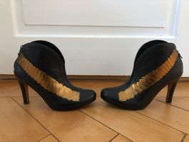 Highheel Leder-Stiefelette Manee Gr. 39