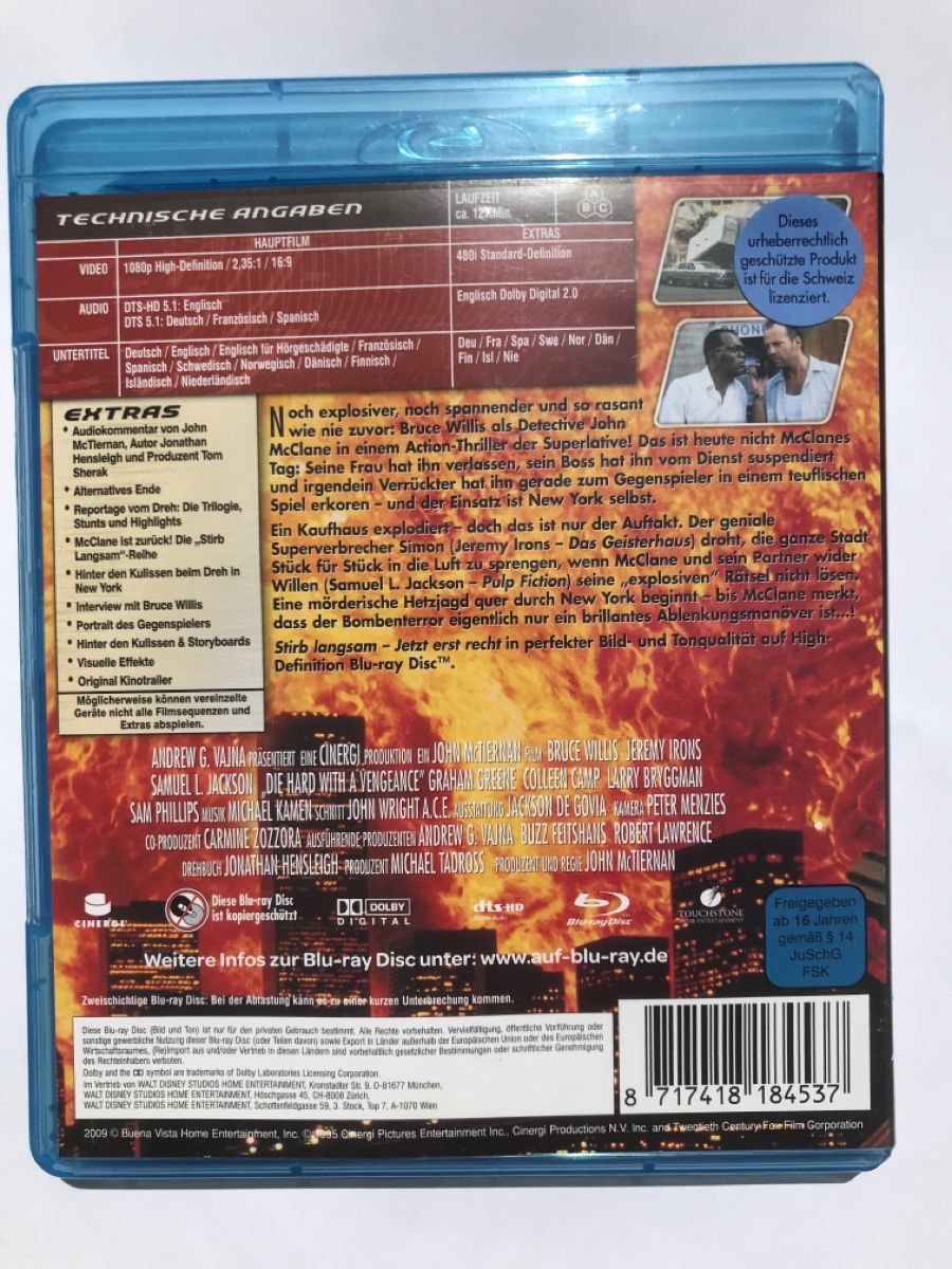 Alle DVDs: Stirb Langsam - Jetzt erst recht, Blu-ray – Gebraucht aus Langenthal von J_L49 1