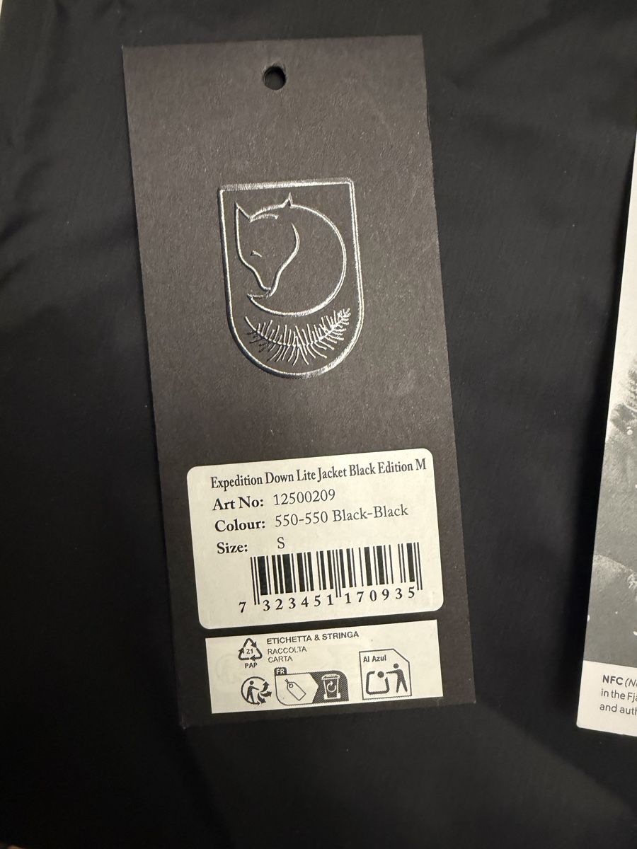 Fjällräven Giacche: Fjällräven Expedition Down Lite Jacket Black Edition Herren – Nuovo (secondo la descrizione) da Remetschwil venduto da MLC_est.2005 3