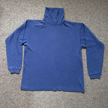 Patagonia Vintage 90er Rollkragen Pullover Herren L Blau Gut