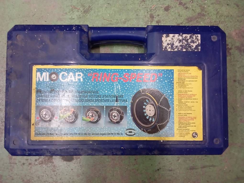 Catene da neve: MIOCAR Schneeketten RING-SPEED mit Montageanleitung – Usato da Basel venduto da Petergunn