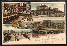 Erwin Spindler: Bebra, Bahnhof, 4 Ansich