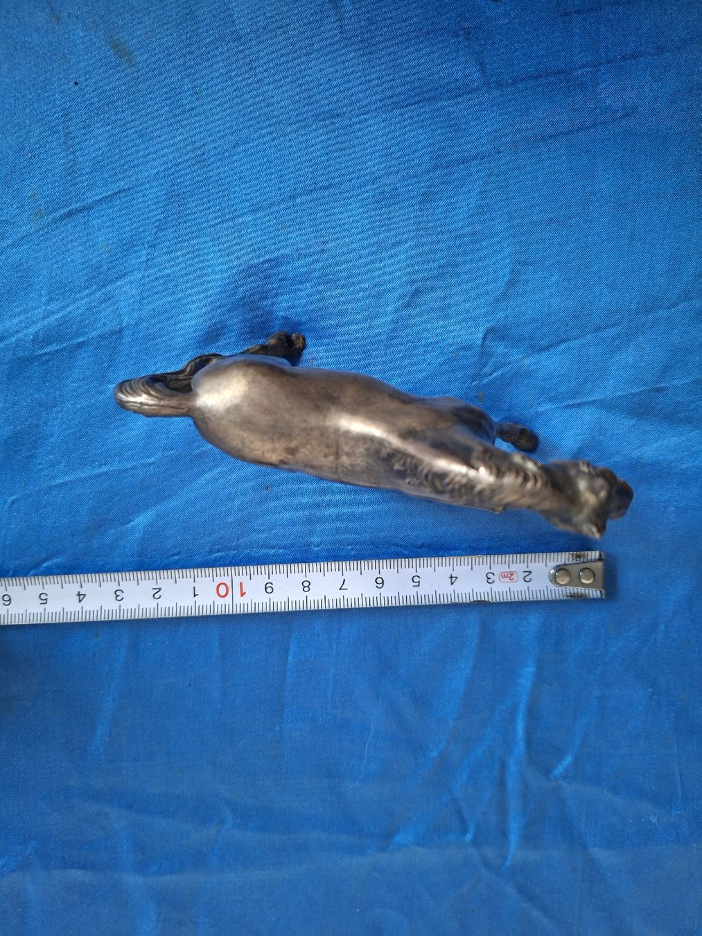 Statuette: Silber Pferd Vintage Deko Figur Hengst – Usato da Russikon venduto da eunicetungol 2