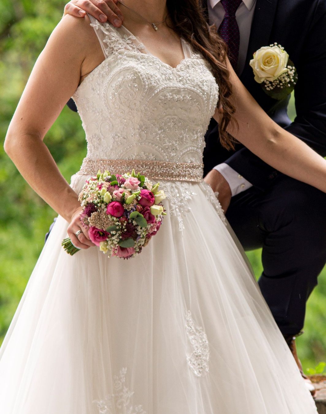 Vestiti: Brautkleid A-Linie Gr.38 – Usato da Unterkulm venduto da stonie_86 1