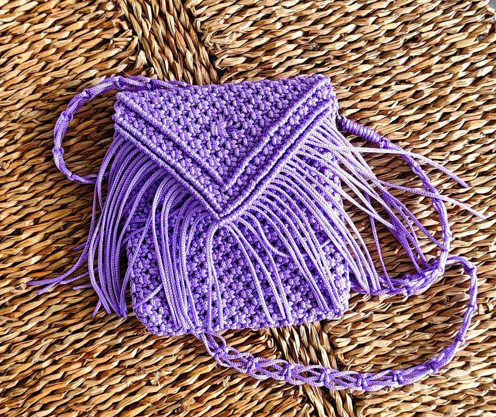 Borse da donna: Makramee Tasche – Nuovo e nell'imballaggio originale da Männedorf venduto da mes_7725