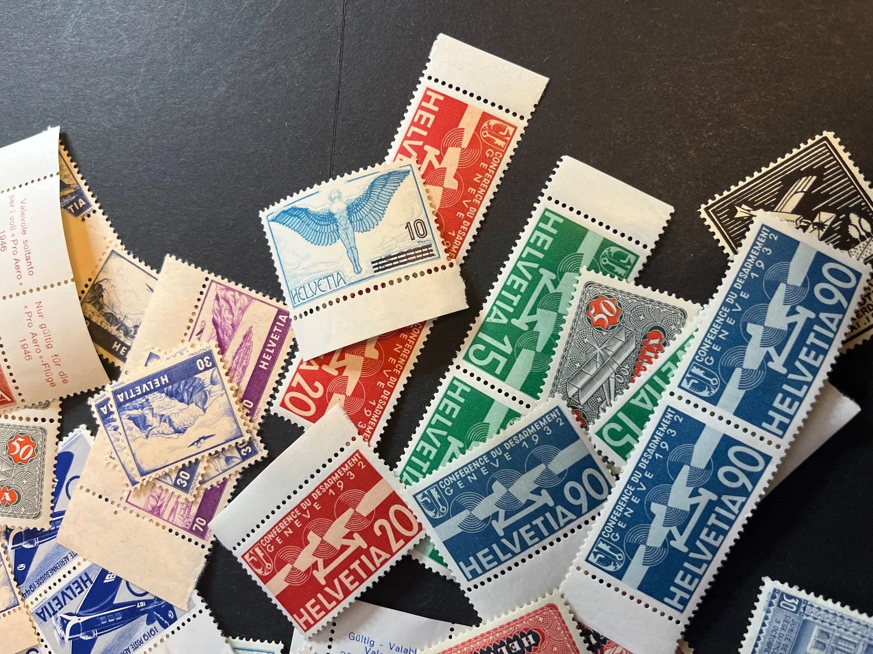 Tutti i francobolli: Grosse Flugpost Sammlung Schweiz ab Fr. 1.- – Usato da Dagmersellen venduto da wyss1982 4