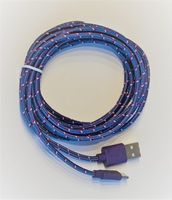 Ladekabel USB-Typ A auf USB-Typ C (lila)