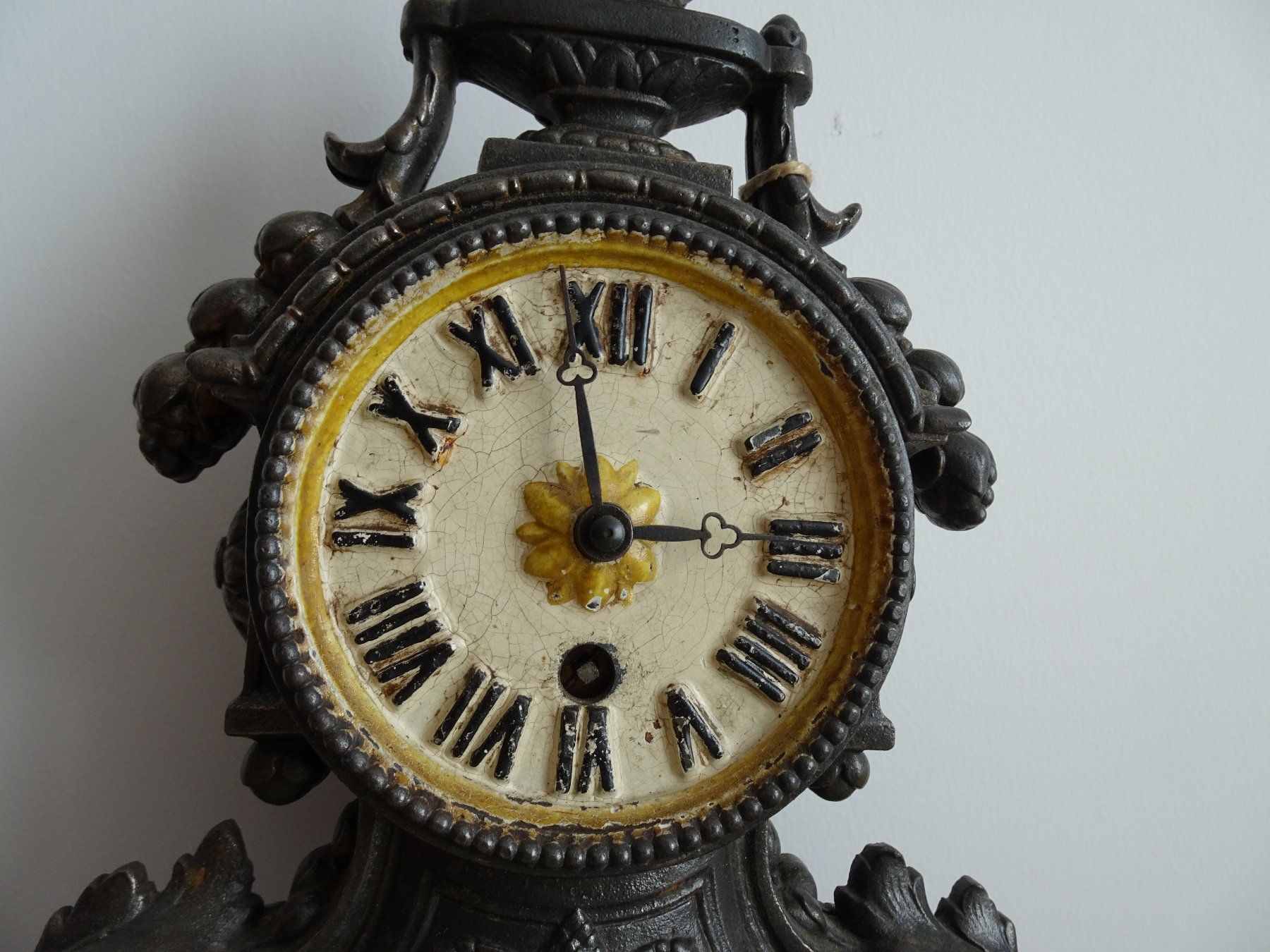 Orologi da terra & Orologi da parete: antike Guss-Eisen  - Cheminée - Uhr – Usato da Vitznau venduto da Mina60 1