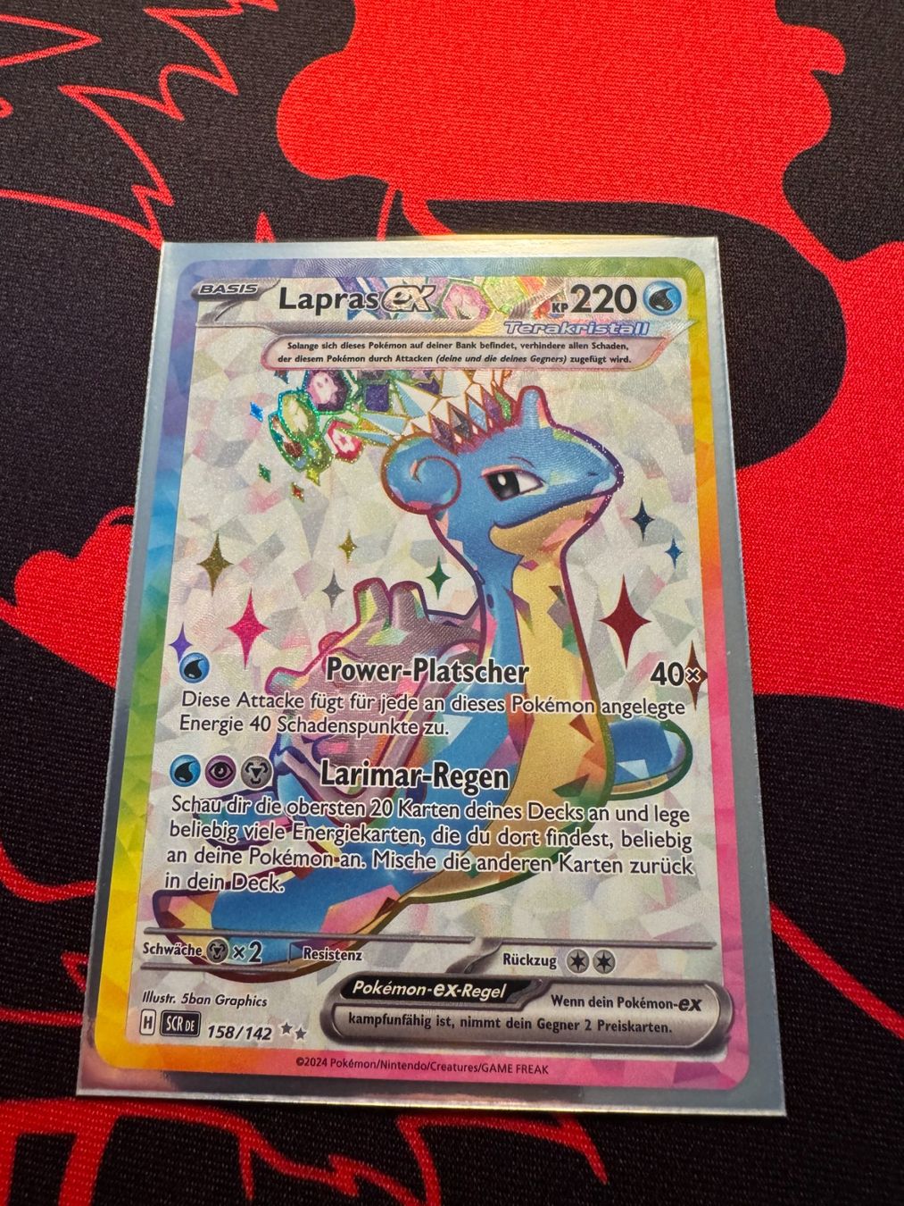 Pokémon Carte collezionabili: Lapras ex (SCR 158) - Stellarkrone – Nuovo (secondo la descrizione) da Bülach venduto da Pfrenzel