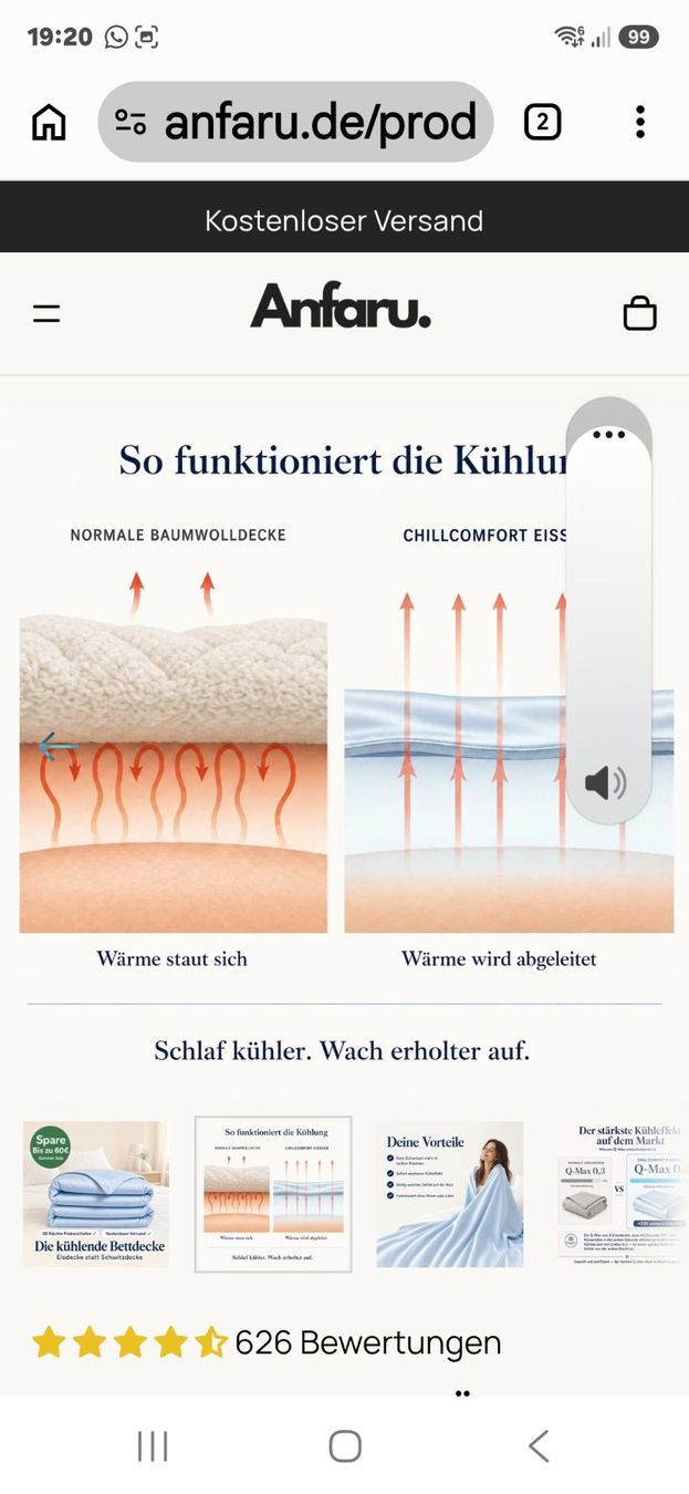 Coperte: Sommerdecke Neu,  kühlend, grau – Nuovo e nell'imballaggio originale da Volketswil venduto da Corvette06 1